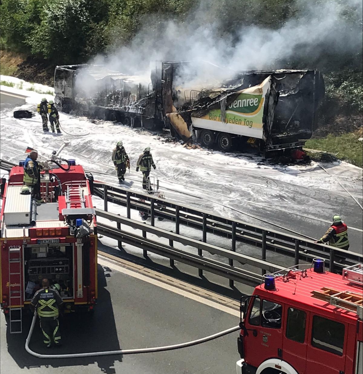 lkw brand selb